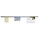 ADVANTUS Grip-A-Strip Display Rail, Mid-Size, 3 Feet Long - Pack of 6 - Brand New