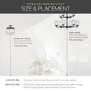 Kichler 8112BK Flush Mount, 1-Light 120 Total Watts, Black - Brand New