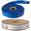 ALPINE CORPORATION 300 FT PVC LAY-FLAT WATER HOSE 2" INSIDE DIAMETER - BLUE - Like New