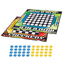 FRANKLIN SPORTS CHECKERS AND FOUR IN A ROW - 42 PLASTIC PUCKS - MULTICOLOR - Like New