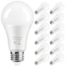 TOBUSA LED Light Bulbs A19 Standard E26 Medium Screw 12W Yellow White 12 Pack - Like New