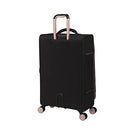 IT LUGGAGE DIVINITY II 32" SOFTSIDE CHECKED 8 WHEEL SPINNER - BLACK - Like New