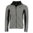 SPYDER SPYDER MEN'S CONSTANT FULL ZIP JACKET CHARCOAL HEATHER - SIZE: M - Brand New