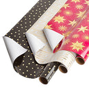 Papyrus Christmas Wrapping Paper Rolls (3) 67.5 sq. ft. B0B6GJ89S8 - Brand New