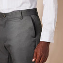AMAZON ESSENTIALS MEN'S SLIM-FIT FLAT-FRONT DRESS PANT - SIZE: 36W X 30L - GRAY - Brand New