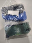 BLUE ICE MEN'S SHORTS 5-PACK, SIZE: 3XL,BLACK/HEATHER GRAY/HUNTER/ROYAL/CHARCOAL - Brand New