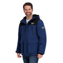 OMRB1716 REEBOK MEN'S INSULATED SOFTSHELL WINTER JACKET DARK DENIM SMALL - Brand New