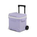 IGLOO PROFILE 24 CANS/16QT ROLLING COOLER - - LILAC BREEZE - Like New