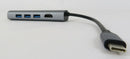 ANKER A8331 5-IN-1 USB-C ADAPTER 4K USB-C TO HDMI USB 3.0 - ETHERNET PORT - GRAY - Like New