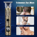 Fannas Hair Clippers for Men, Professional Hair Trimmer Barber Cordless - Gold - Like New