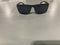 GENERIC CLASSIC RECTANGLE SUNGLASSES FLS45 - BLACK - Like New
