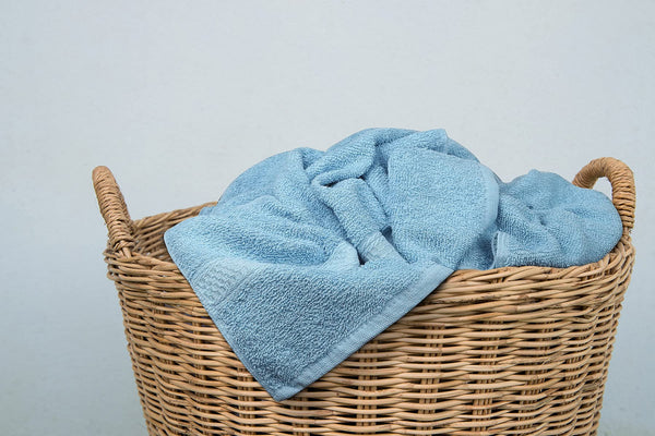 BROOKLYN LINEN COTTON BATH TOWELS | 22X44 | PACK OF 6 - AQUA - Brand New