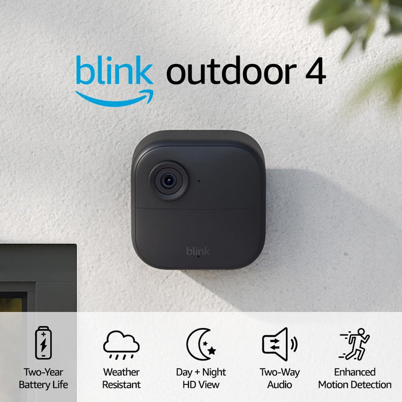 Blink Outdoor 4 (4th Gen) Wire-free smart security camera, 1 Camera - Black Like New