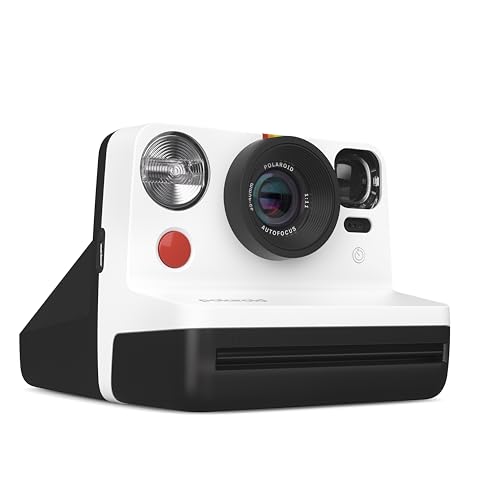 POLAROID NOW 2ND GENERATION I-TYPE INSTANT FILM CAMERA 9072 - BLACK/WHITE - Like New