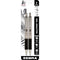 Zebra Pen F-402 Stainless Steel Retractable Ballpoint Ink Pens 2-Pack - BLACK - Brand New