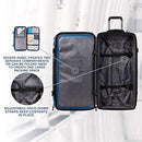 TRAVELPRO BOLD DROP BOTTOM WHEELED ROLLING DUFFEL BAG 30-INCH - BLUE/BLACK - Like New