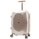 KENSIE WOMEN'S GEMSTONE LUGGAGE SET, ROSE GOLD, 20-INCH CARRY-ON - ROSE GOLD - Brand New