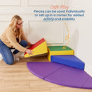 ECR4Kids SoftZone Adventurer's Summit Ramp, Corner Climber, Assorted, 4-Piece - Brand New