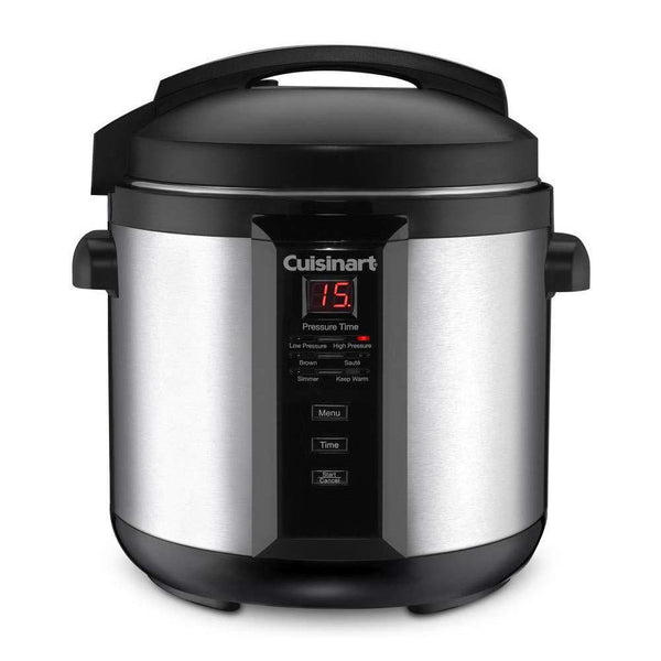 CUISINART CPC-600N1 6-QUART ELECTRIC PRESSURE COOKER - SILVER - Like New