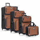 TRAVEL SELECT AMSTERDAM SOFTSIDE EXPANDABLE LUGGAGE ROLLING WHEELS ORANGE - Like New