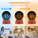 COSTWAY 2 in 1 Heater and Fan Combo, 1500W Portable Ceramic Heater (Red) - Brand New
