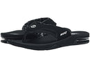 Reef Fanning Womens Bottle Opener Flip Flop Arch Support Durable Outsole - Black - Brand New