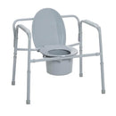 Drive Medical Bariatric Folding Commode for Bathroom Safety - Brand New