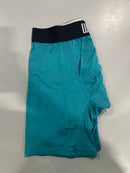WARRIORS & SCHOLARS BOXER BRIEFS - SIZE: MEN M - CYAN - Like New