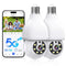 Light Bulb Security Camera WiFi Lightbulb Security Cameras Waterproof (2Pcs) Like New