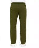 BLUE ICE PREMIUM CLOTHING MEN'S OPEN BOTTOM REGULAR-FIT SWEATPANTS - S - OLIVE - Brand New