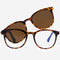 VITENZI NAPLES PROGRESSIVE 49MM 2.00 MAGNIFICATION - TORTOISE - Like New