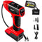 EMSON BULLSEYE PRO TIRE INFLATOR PRESSURE GAUGE AUTOMATIC SHUT OFF 9475 - RED - Like New