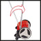 Einhell GE-HM 38 S-F Manual15 inch 5 Blade Steel Reel Lawn Mower - RED/BLACK - Like New