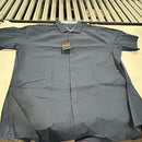 GALAXY BY HARVIC MEN'S SHORT SLEEVE DRESS SHIRT - SIZE: MEN 2XL - NAVY - Brand New