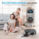 LWBRAZL ROBOT VACUUM AND MOP COMBO 2 IN 1 MOPPING ROBOT VACUUM CLEANER - BLACK - Like New