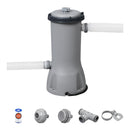 BESTWAY FLOWCLEAR 1,000 GALLONS PER HOUR 120 VOLT ABOVE GROUND SWIMMING - GRAY - Like New