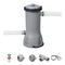 BESTWAY FLOWCLEAR 1,000 GALLONS PER HOUR 120 VOLT ABOVE GROUND SWIMMING - GRAY - Like New