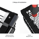 HOME ZONE 11"W STEEL MESH BASKET UNDER SHELF CABINET PULL-OUT - BLACK - Like New