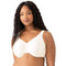FULL FIGURE BASIC BEAUTY UNDERWIRE BRA WOMEN 38DD IVORY - 855192 - Like New