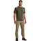 HN-P1-83 UNDER ARMOUR MEN'S TACTICAL TECH T-SHIRT GREEN/CLEAR SIZE XL - Brand New