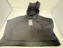 BLUE ICE MEN'S FULL-ZIP LONG-SLEEVE HOODIE - SIZE: MEN 2XL - BLACK - Brand New