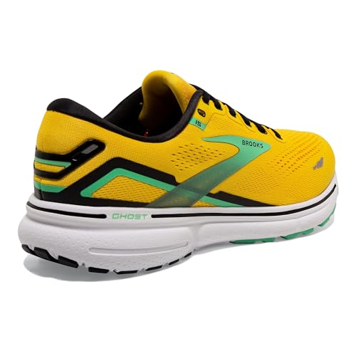 BROOKS RUNNING MEN'S GHOST 15 NEUTRAL ROAD RUNNING SHOES BLACK SIZE 12 - Like New
