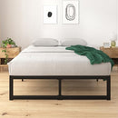 ZINUS ABEL 14 INCH PLATFORM BED FRAME FULL BLACK - BLACK - Like New