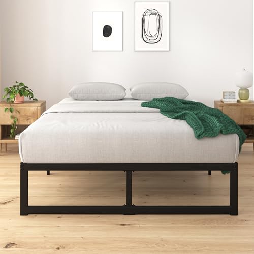 ZINUS ABEL 14 INCH PLATFORM BED FRAME FULL BLACK - BLACK - Like New