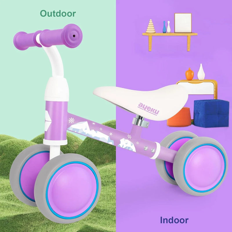 AYEKU BABY BALANCE BIKE FOR 1 YEARS OLD BOYS AND GIRLS - PURPLE - Like New