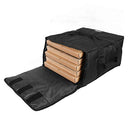 YOPRAL Insulated Food Delivery Bag Pizza Box Professional Warmer Carrier - Black - Brand New
