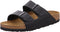 BIRKENSTOCK ARIZONA UNISEX SUEDE SANDAL - SIZE: MEN 3 WOMEN 5 - BLACK - Brand New