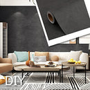 TruReno 24"x394" Black Grey Concrete Matte Contact Paper Home Decor - Brand New