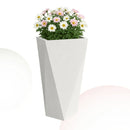 LEISUREMOD ALOE FIBERSTONE AND MGO CLAY PLANTER - WHITE - Scratch & Dent