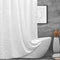 TURKIO BOHO FABRIC SHOWER CURTAIN 72 X 72 INCHES MODERN SHABBY CHIC - WHITE - Like New